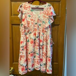 NWT! Andree by Unit floral dress Sz 1x